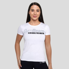 GymBeam Pure Ambition női póló White XS