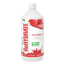 GymBeam ReHydrate izotóniás ital - 1000 ml - eper - GymBeam vitamin és táplálékkiegészítő