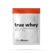 GymBeam Sample True Whey 30 g vanília sztévia vitamin és táplálékkiegészítő