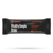 GymBeam Sample Vitality Complex Drink 600 x 12 g zöldalma vitamin és táplálékkiegészítő