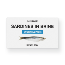 GymBeam Sardines in brine 125 g reform élelmiszer