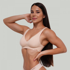 GymBeam Seamless Bra Beige női edzőruha