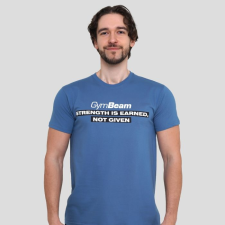 GymBeam Strength póló Storm Blue M férfi póló