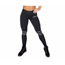 GymBeam Stripes Black női leggings - GymBeam L leggings