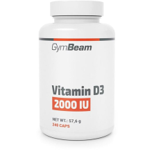 GymBeam Vitamin D3 2000 NE 240 kapszula vitamin és táplálékkiegészítő