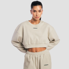 GymBeam Women‘s Aura Cropped Sweatshirt Grey