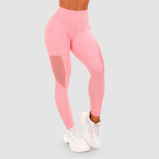 GymBeam Women‘s Leggings Mesh Panel pink M