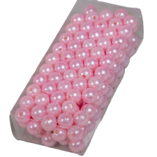  Gyöngy 10mm világos rózsaszín 85gr dekorációs kellék