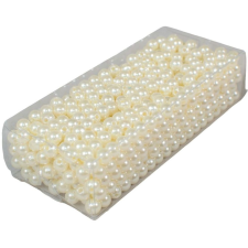  Gyöngy 6mm krém 85gr dekorációs kellék