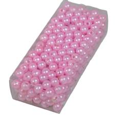  Gyöngy 8mm rózsaszín 85gr dekorációs kellék