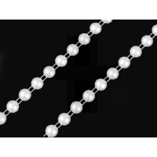  Gyöngy lánc félgyöngy - 3 méter gyöngy