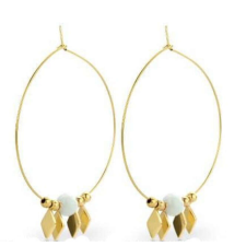  Gyöngyös arany színű fülbevaló fülbevaló