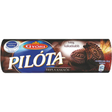 GYŐRI Keksz, 180 g, GYŐRI &quot;Pilóta Tripla&quot;, kakaós csokoládé és édesség