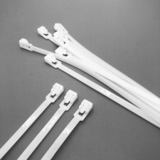  Gyorskötöző, kábelkötegelő (újrahasználható) - Fehér villanyszerelés