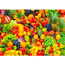Gyümölcs és zöldség puzzle 1000 darabos puzzle, kirakós