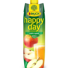 Gyümölcslé, 100%, 1 l, RAUCH "Happy day", alma üdítő, ásványviz, gyümölcslé
