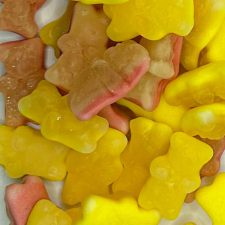 Gyümölcsös Töltött Gumimacik (100g) csokoládé és édesség