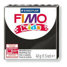 Gyurma, 42 g, égethető, FIMO "Kids", fekete gyurma