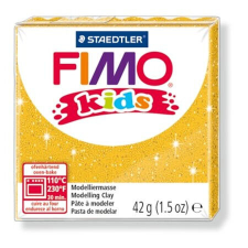 Gyurma, 42 g, égethető, FIMO "Kids", glitteres arany gyurma