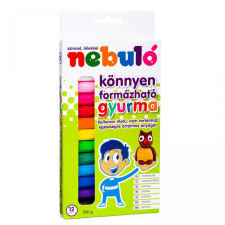  Gyurmakészlet, 200g. Nebulo 12 klf. szín gyurma