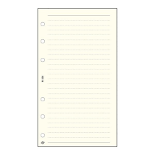 Gyűrűs kalendárium betét SATURNUS L326 vonalas jegyzetlap sárga lapos gyűrűs kalendárium betétlap