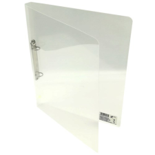  Gyűrűskönyv A/4 PP 20mm 2 gyűrű átlátszó fehér gyűrűskönyv