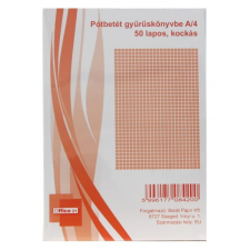  Gyűrűskönyv betét A/4 sima/vonalas/kockás gyűrűs kalendárium betétlap