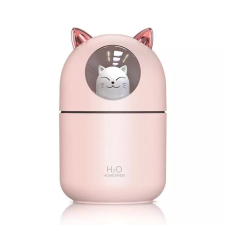  H2O Cicás Párásító Világító 300ML Rózsaszín illóolaj párologtató