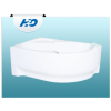 H2O Fortuna aszimmetrikus akril kád balos 160x100 cm