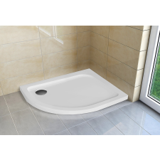  H2O Nero E Slim íves aszimmetrikus lapos zuhanytálca 100x80 balos kád, zuhanykabin