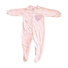  H&amp;M fehér pöttyös kislány rugdalózó (méret: 74) rugdalózó