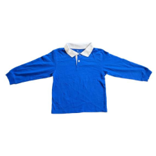  H&amp;M kék galléros kisfiú hosszú ujjú felső (méret: 110/116) gyerek póló