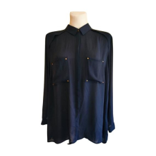  H&amp;M sötétkék női blúz (méret: 50/XL) blúz