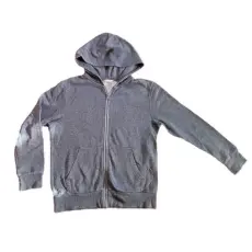  H&M szürke cipzáras fiú kapucnis pulóver (méret: 134/140)