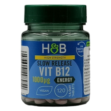 H&B B12-vitamin tabletta 1000 mcg 120 db vitamin és táplálékkiegészítő