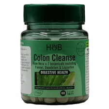 H&B Colon Cleanse tabletta 60 db vitamin és táplálékkiegészítő