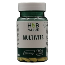 H&B Value Multivitamin Vegetáriánus tabletta 30db vitamin és táplálékkiegészítő