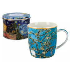  H.C.830-3108 Porcelánbögre 380ml, fémdobozban, Van Gogh: Mandulavirágzás bögrék, csészék