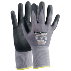 H-PLUS Mechanikai kesztyű, tenyérmártott, Leikaflex