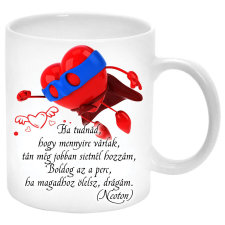  Ha tudnád, hogy mennyire várlak, tán még jobban sietnél... Bögre (feliratozható) bögrék, csészék