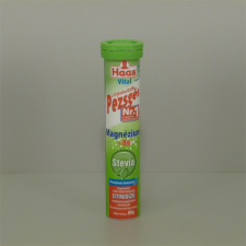Haas Haas pezsgőtabletta stevia mg+b6 80 g gyógyhatású készítmény