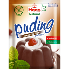 Haas Natural Csokoládéízű pudingpor 44g sütés és főzés