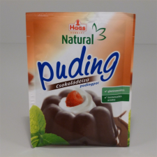 Haas natural pudingpor csokoládé 44 g reform élelmiszer