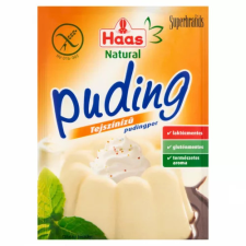 Haas Natural Tejszínízű pudingpor 40g sütés és főzés