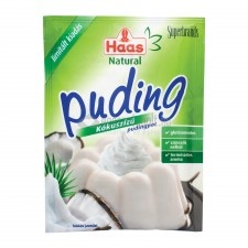 Haas Pudingpor Kókusz Natural 40 g csokoládé és édesség