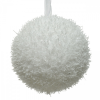  Habgömb szőrös fehér 10cm