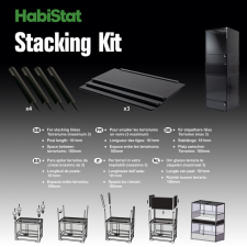 HABISTAT Stacking kit for Terrarium | bővítő készlet egymása építhető terráriumokhoz - 60x45 cm hüllőfelszerelés