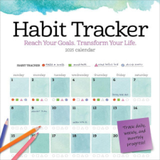 Habit Tracker Wall Calendar 2025 naptár, kalendárium