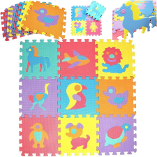 Habtapi Habtapi Puzzle habszivacs szőnyeg ÁLLATOS 10db 30x30cm játszószőnyeg