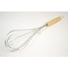  Habverő - Fa nyéllel, 31 cm-es konyhai eszköz